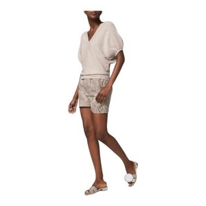 NEW White House Black Market High Rise Palm Print Shorts Size 8